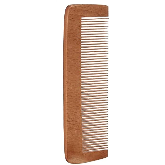 Sonata Wooden Hair Comb (Light Brown)